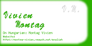 vivien montag business card